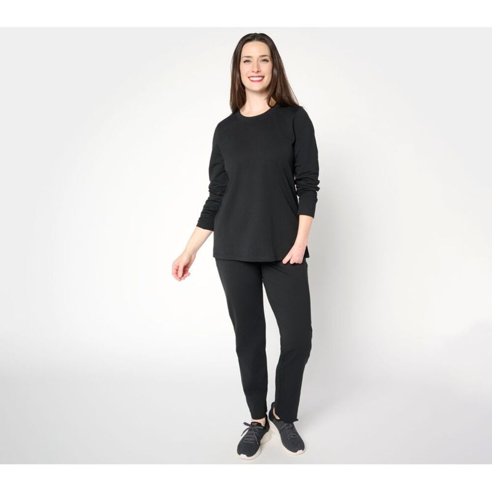 Denim & Co. Women's Set Sz XL Tall Make Your Selection: EasyWear Black